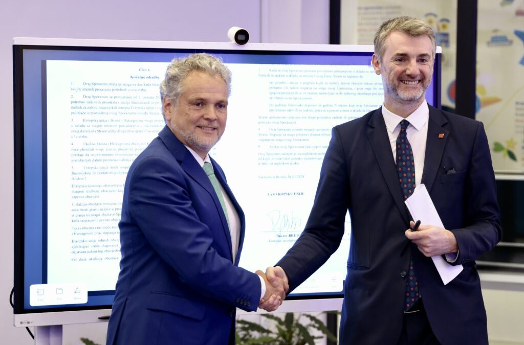 Međunarodni sporazum između EU i BiH  „Digitalna Europa“ potpisan digitalnim kvalificiranim potpisom UNO